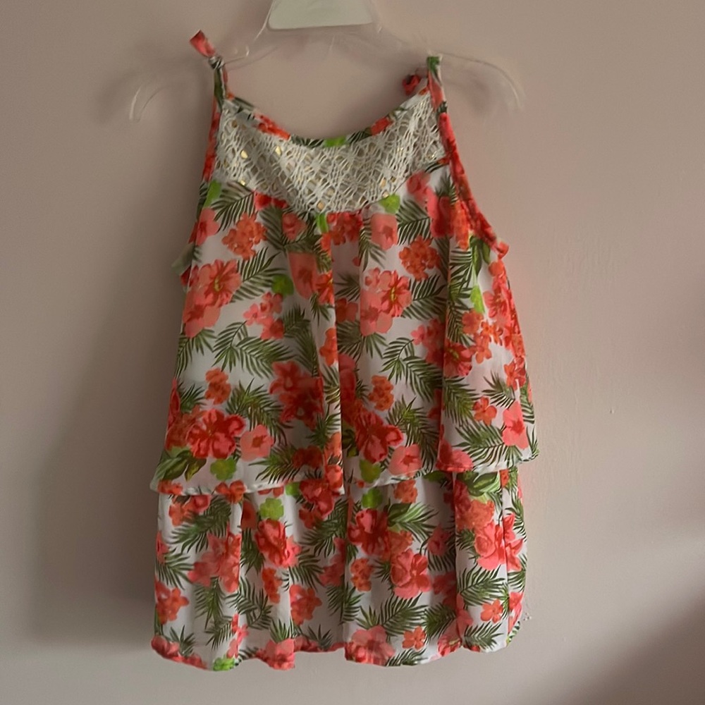 Flower tank top